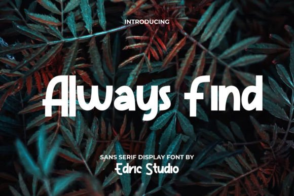 Always Find Typeface for Editorial Design