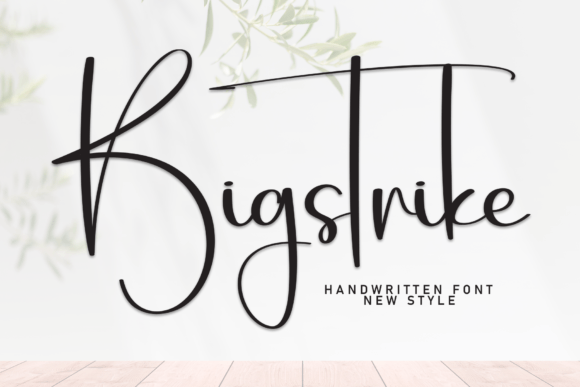 Bigstrike Font: Elevate Your Brand with Handwritten Charm