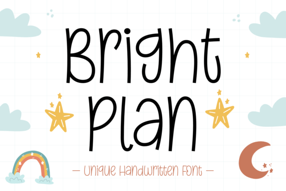 Bright Plan: A Playful Handwritten Font for Makers