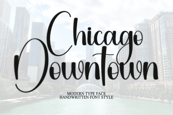 Chicago Downtown Font for Festive Web Design