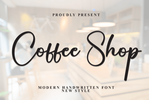 Coffee Shop: An Elegant Script Font for Editorial Design