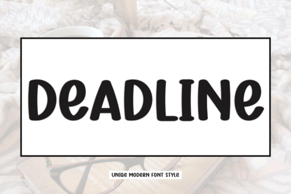 Deadline Font: Festive Script for Holiday Campaigns