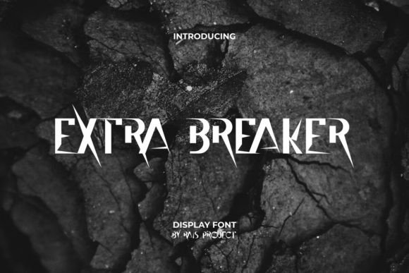 Extra Breaker Typeface for Bold Editorial Design