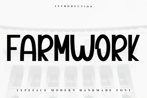 Farmwork Typeface for Festive Brand Design