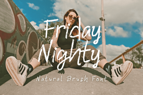 Friday Nighty Font for Modern Brand Identity