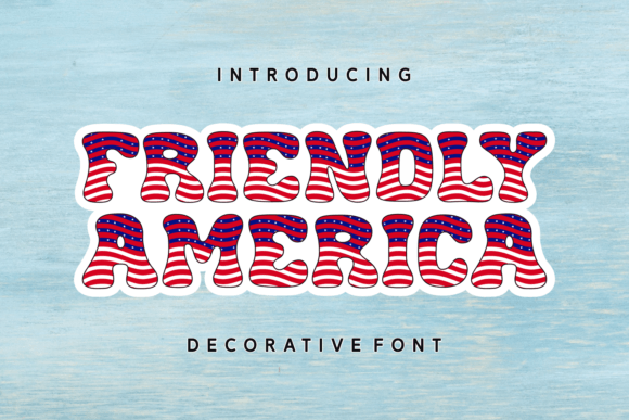 Friendly America Font for Bold Campaign Headlines