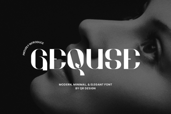 Gequse Font: Bold Sans Serif for Crafters