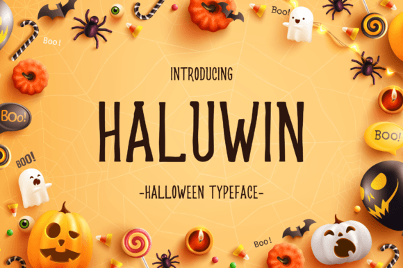Haluwin: A Quirky Handwritten Font for Makers