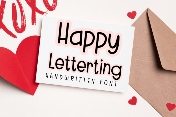 Happy Lettering Font for Authentic Brand Design