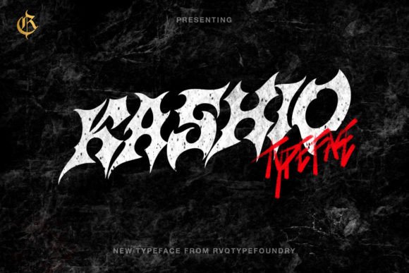 Kashio Font: Gothic Blackletter for Bold Designs