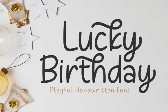 Lucky Birthday Font for Polished Branding