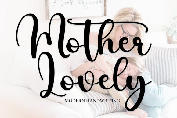 Mother Lovely: A Festive Script Font for Digital Design