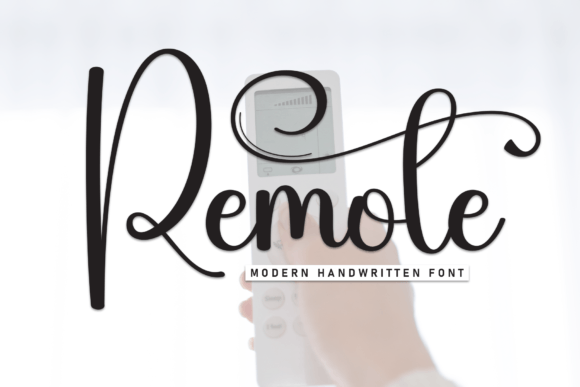 Remote: A Charming Handwritten Typeface for Branding