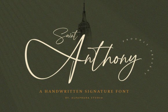 Saint Anthony: A Modern Script Font for Web Design