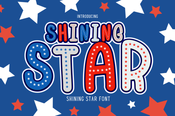Shining Star: A Captivating Handwritten Font for Makers