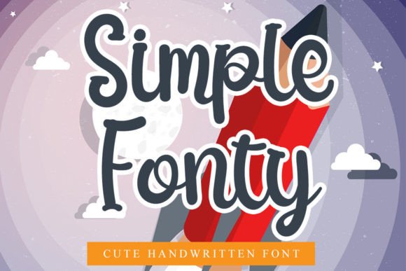 Simple Fonty: A Chic Script Typeface for Makers