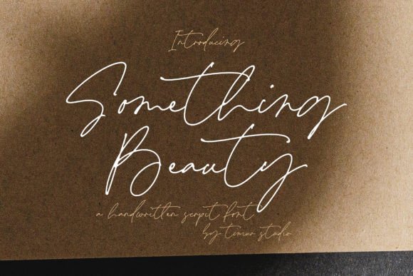 Something Beauty Font for Scroll-Stopping Social Content