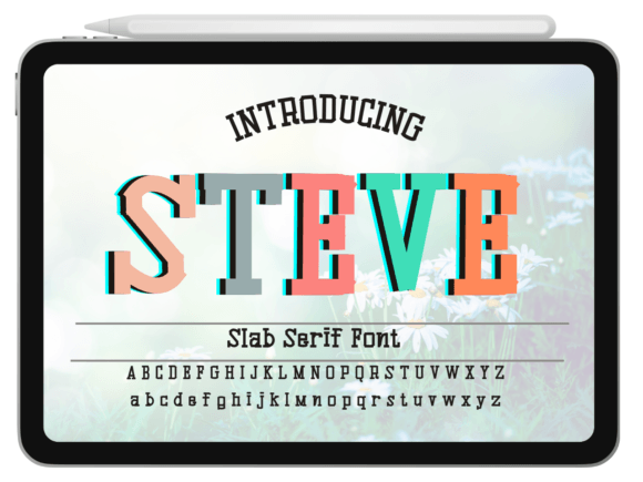 Steve Font: A Friendly Slab Serif for Branding