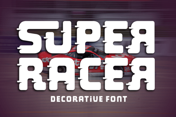 Super Racer Typeface for High-Energy Campaigns