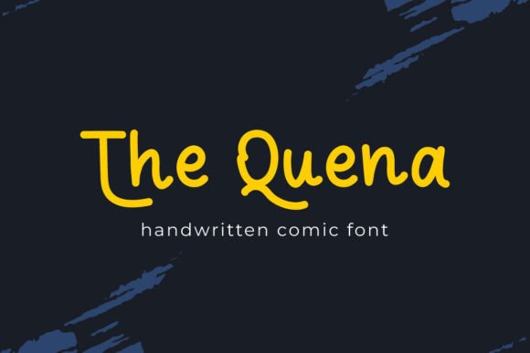 The Quena: A Playful Handwritten Typeface for Editors