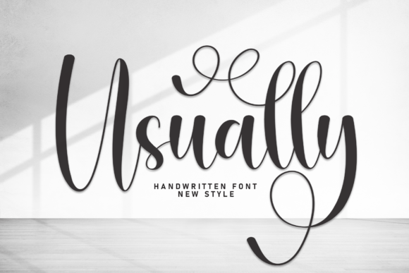Usually: A Stylish Script Font for Modern Campaigns