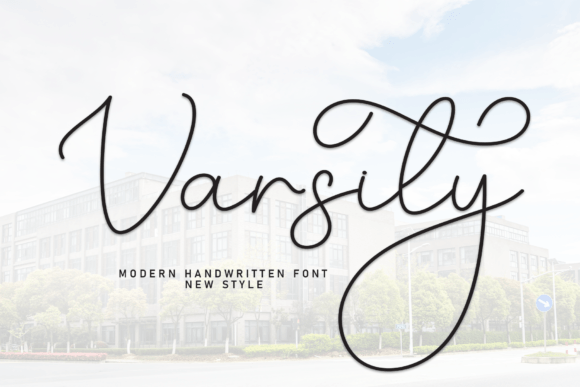 Varsity: A Modern Handwriting Font for Digital Design