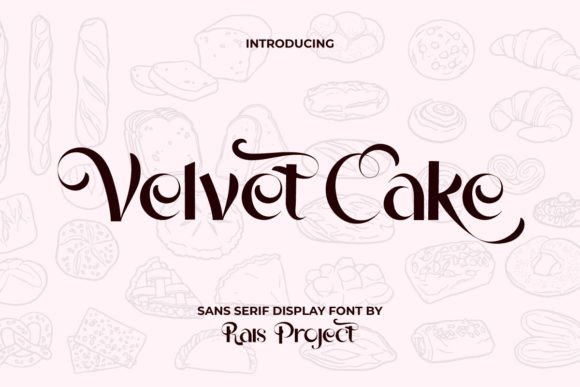 Velvet Cake: A Romantic Serif Font for Editorial Design