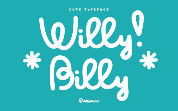 Willybilly: A Whimsical Script Typeface for Editorial Design
